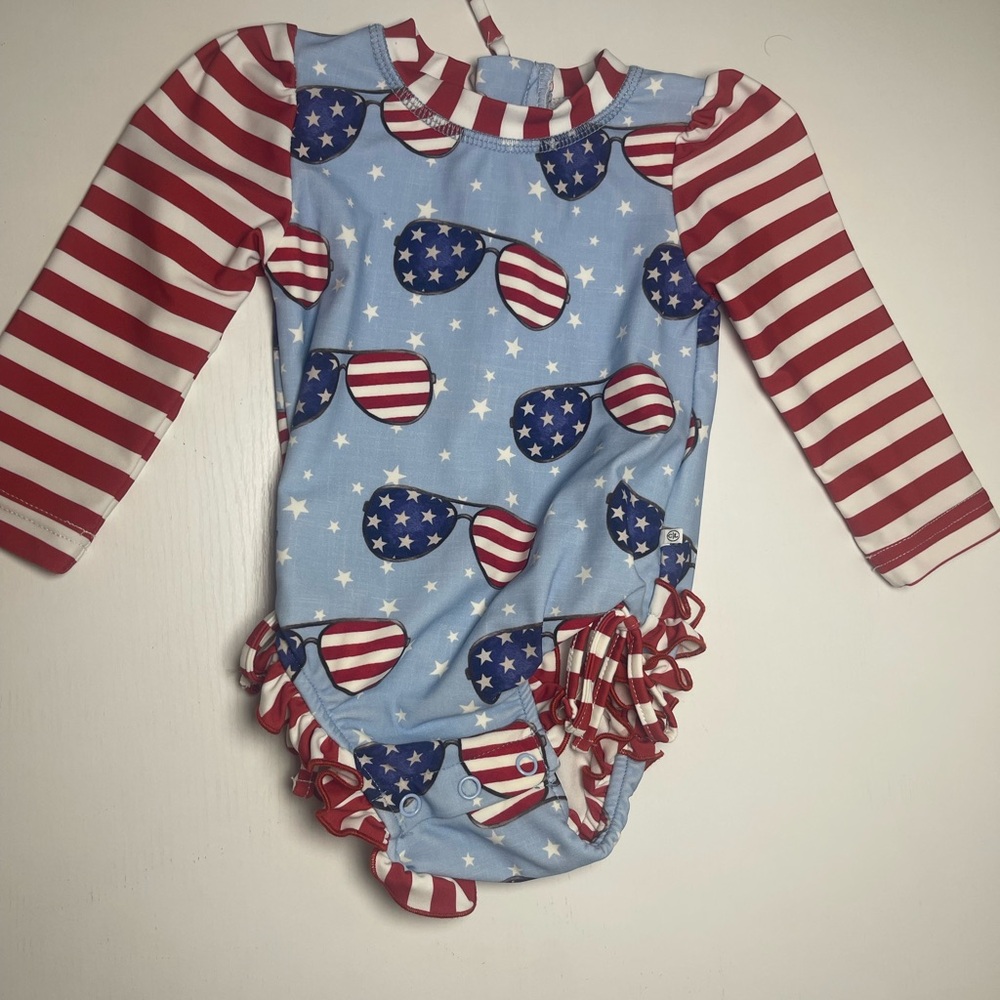 Caden Lane Patriotic Swimsuit